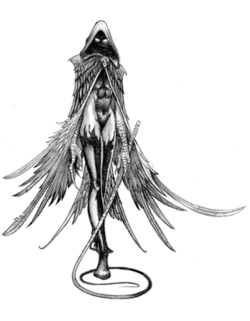 350x450 Collection Of Free Raven Drawing Goddess Download On Ui Ex