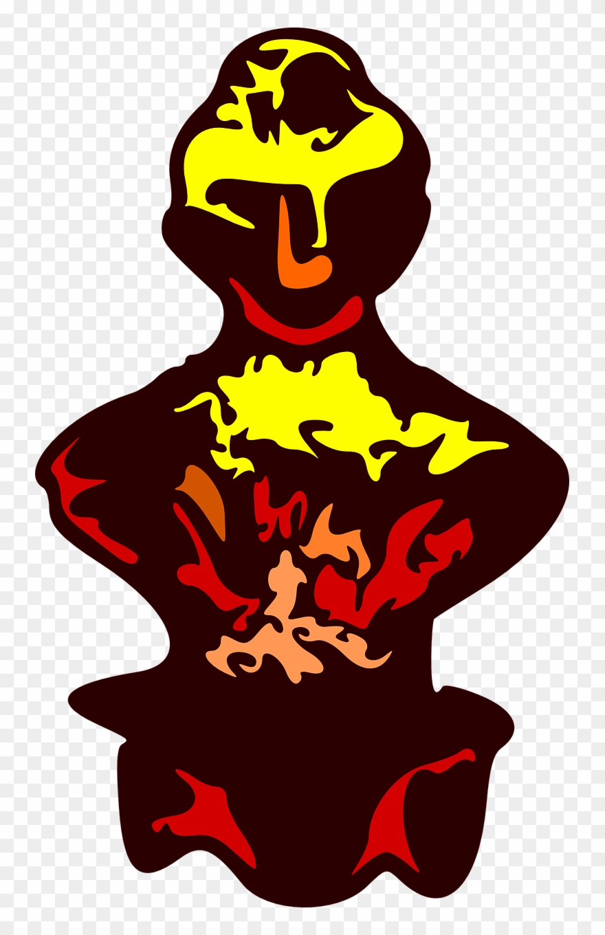 880x1360 Goddess On The Throne Cave Painting Art Drawing