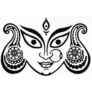 320x320 Collection Of 'durga Drawing' Download More Than Images