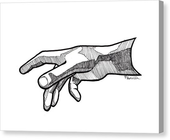 546x450 Gods Hand Canvas Prints