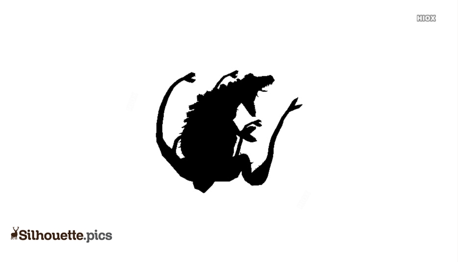 934x534 Godzilla Destroyah Silhouette Drawing Silhouette Pics
