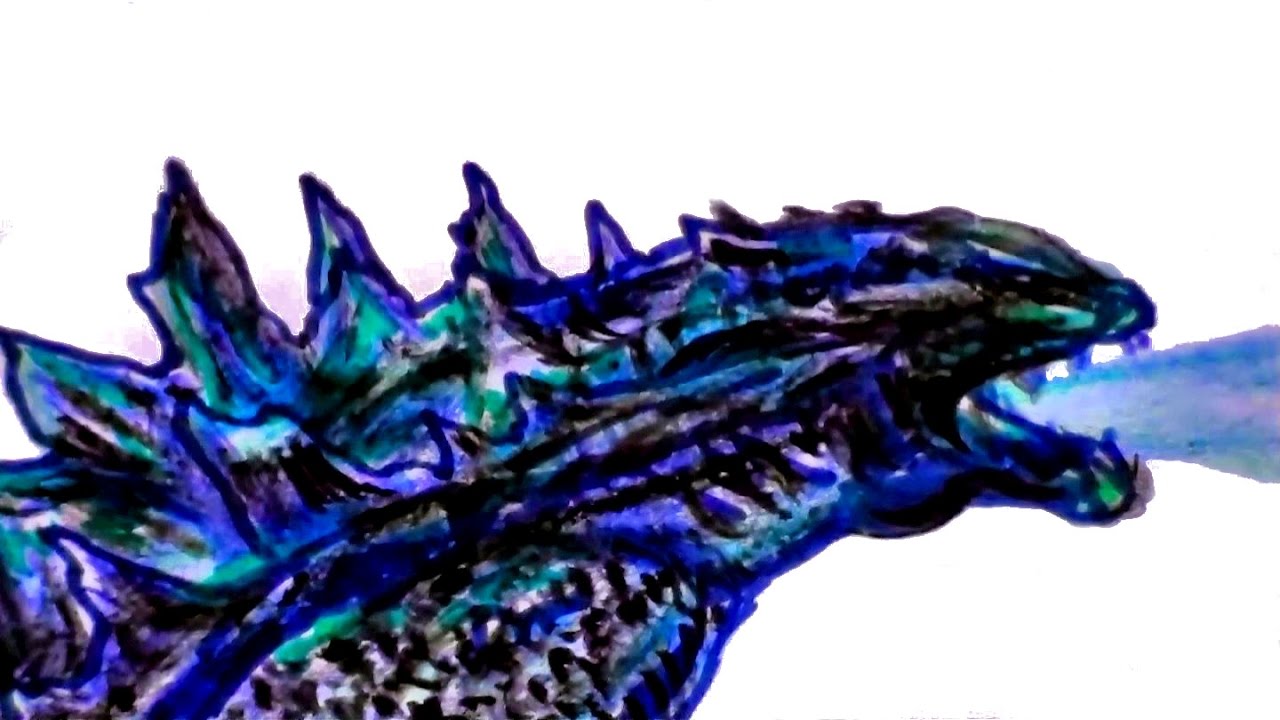 1280x720 How To Draw Godzilla!!!