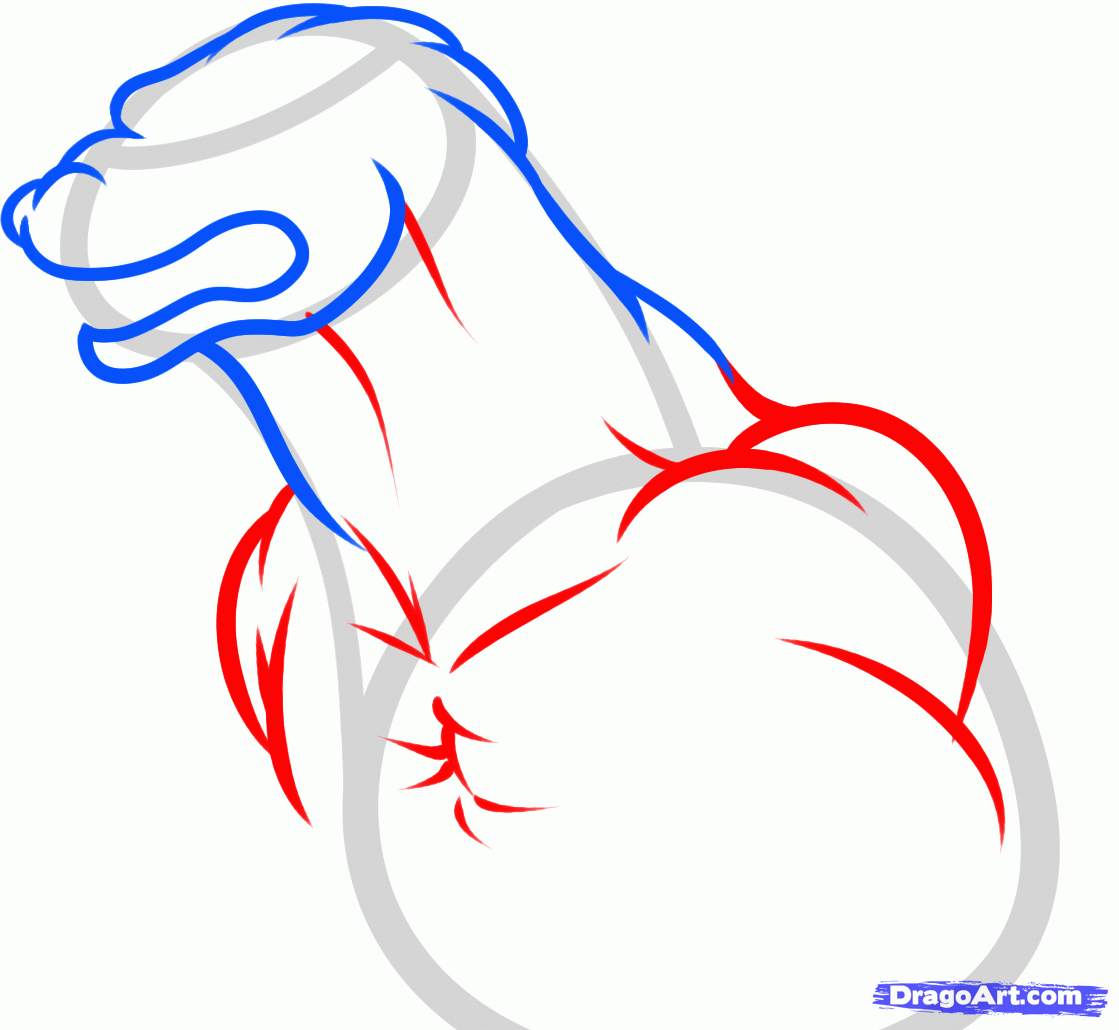 1119x1030 Draw Godzilla Easy, Step