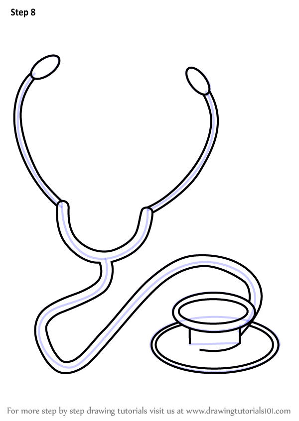 600x846 Learn How To Draw Stethoscope