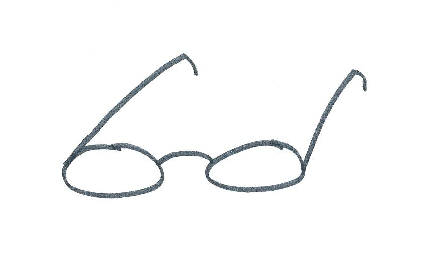 871x520 Drawing Of Glasses