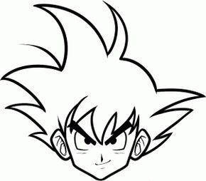 290x254 how to draw goku easy projects to try in goku drawing