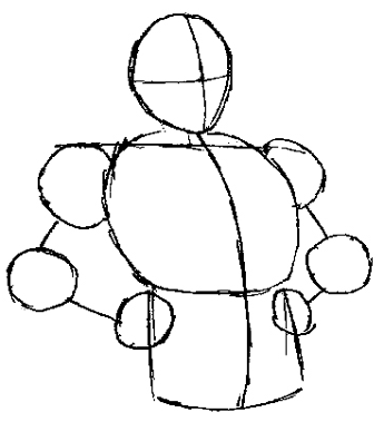 345x379 How To Draw Son Goku From Dragon Ball Z Step