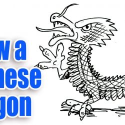 250x250 Dragon Drawing Easy Cool Tags My Plate Coloring