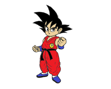 370x297 How To Draw Goku Super Saiyan Step