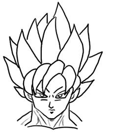 232x269 Anime Drawing Goku Anime Collection