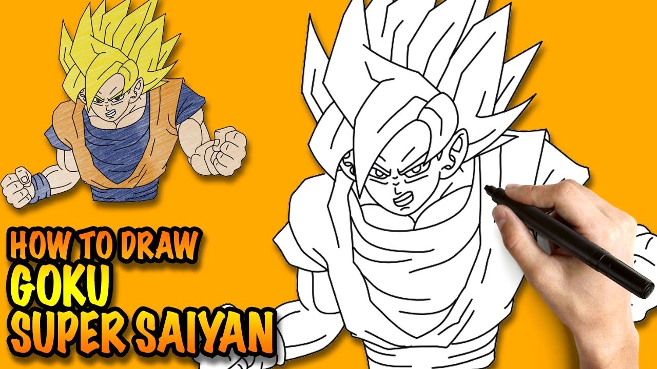 1280x720 Goku Drawing Easy Learn How To Draw