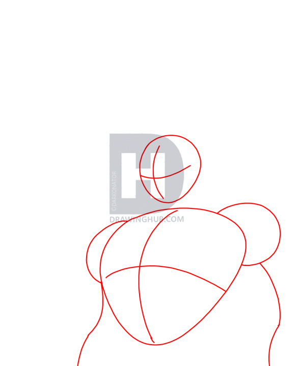 585x720 How To Draw Ultra Instinct Goku From Dragon Ball Fighterz, Step