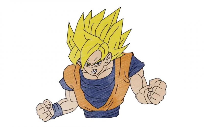 800x500 how to draw super saiyan goku from dragon ball z dragon ball how