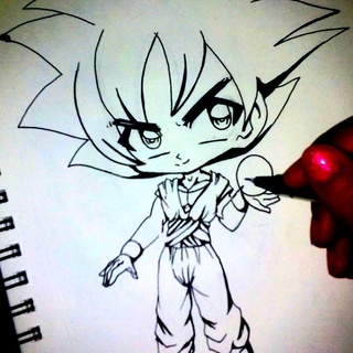 320x320 Goku With No Arms He's The Best !