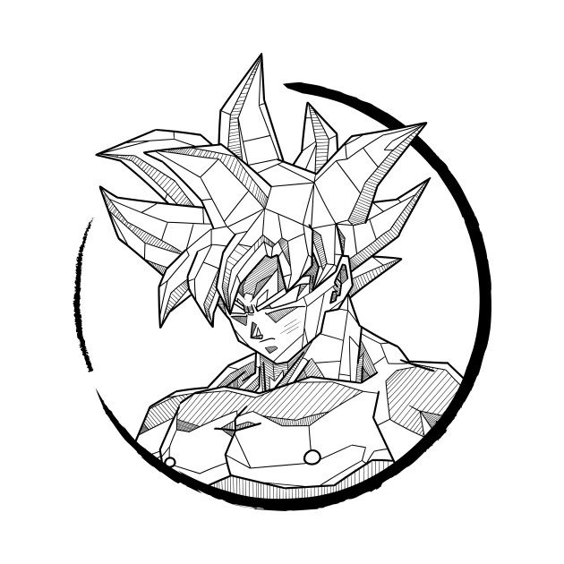 630x630 Geometric Goku