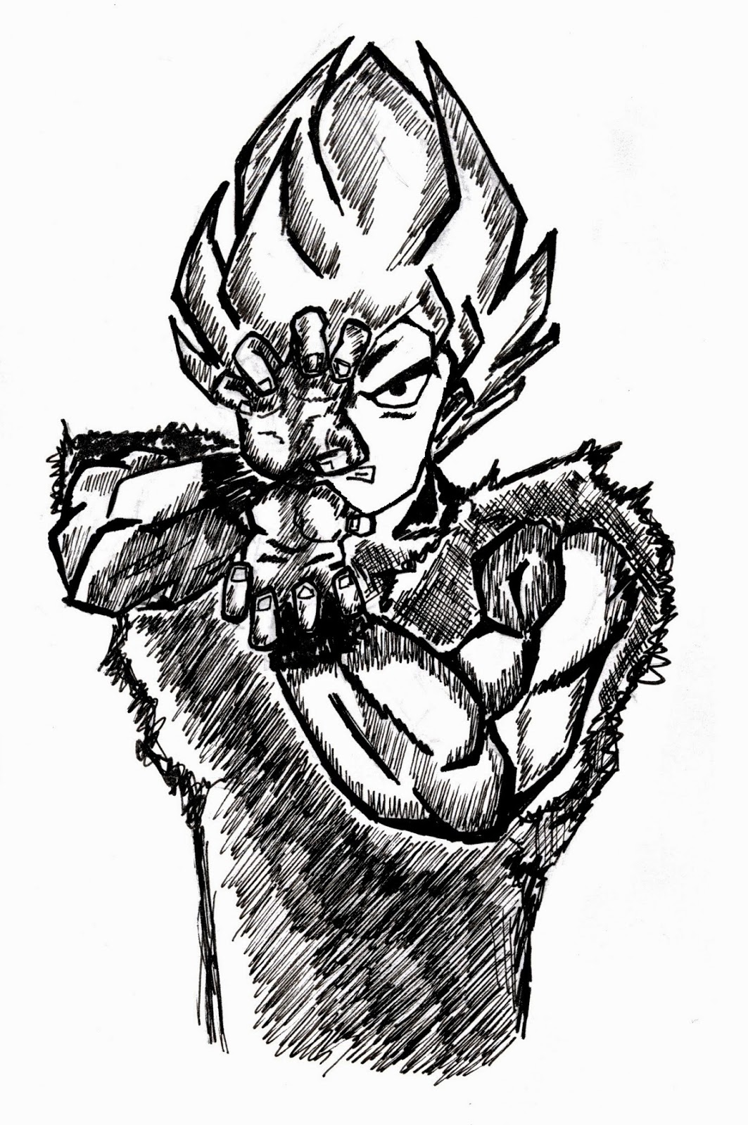 1063x1600 Super Saiyan Goku!!! Studio Inkscape