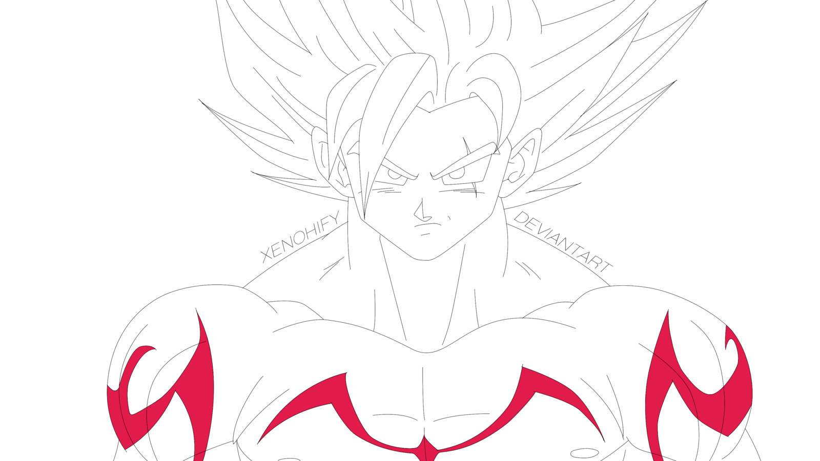 1600x900 Collection Of Free Dragonball Drawing Kaioken Download On Ui Ex