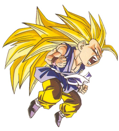 500x550 Serempengan Goku Super Saiyan Drawings