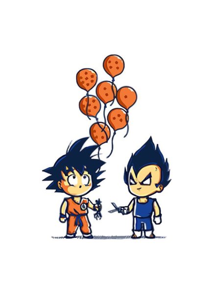 437x600 Goku Art Fine Art America