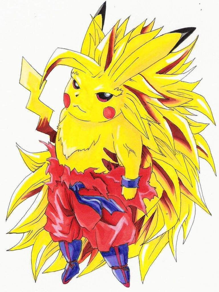 768x1024 Pikachu Goku Dragonballz Amino