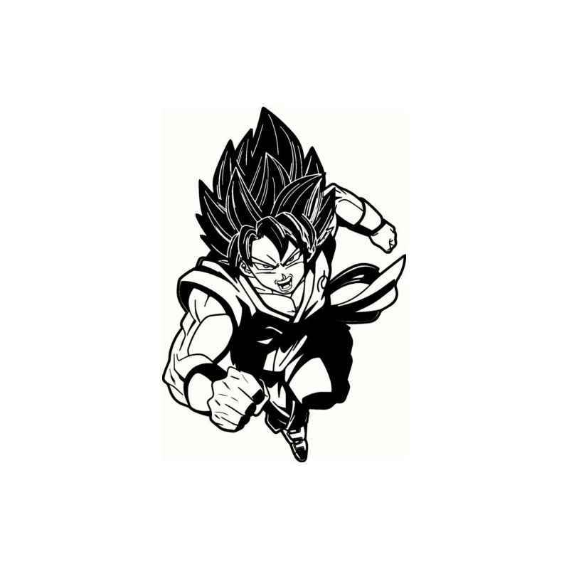 800x800 Dragon Ball Z Super Saiyan God Goku Decal