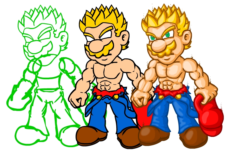 800x547 Mario Super Saiyan