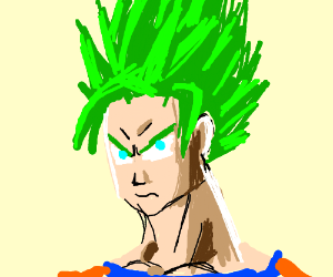300x250 Super Saiyan Green Goku