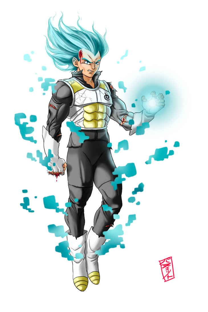730x1094 How To Draw Vegeta Super Saiyan Blue