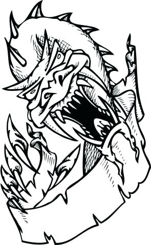 295x480 Dragon Ball Z Coloring Pages Goku Super Saiyan Coloring Pages