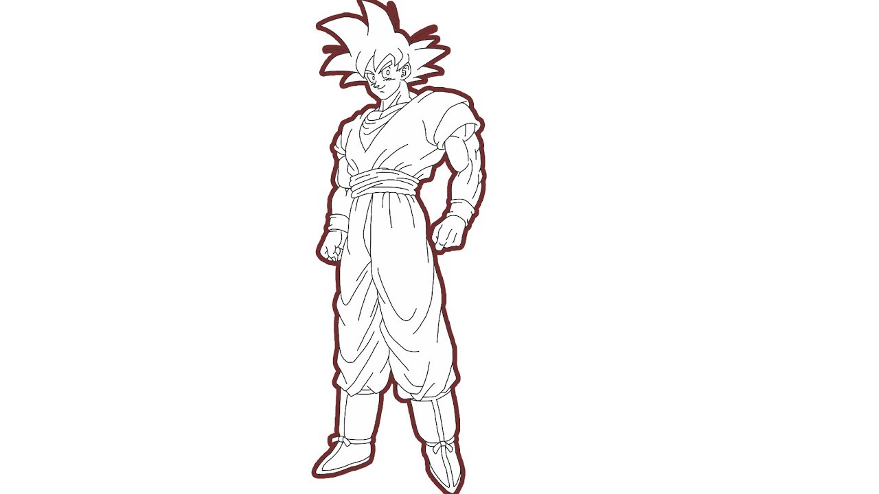 1280x720 Tutorial How To Draw Goku Super Saiyan