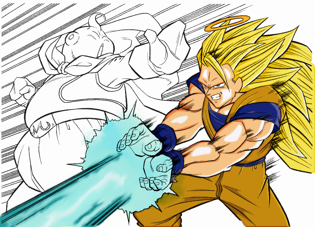 1024x738 Posted Image Super Saiyan Kid Goku
