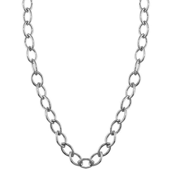 600x600 Marquise Link Chain In White Gold, Sziro Jewelry