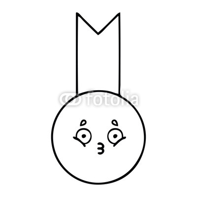 400x400 Line Drawing Cartoon Gold Medal Buy Photos Ap Images Detailview