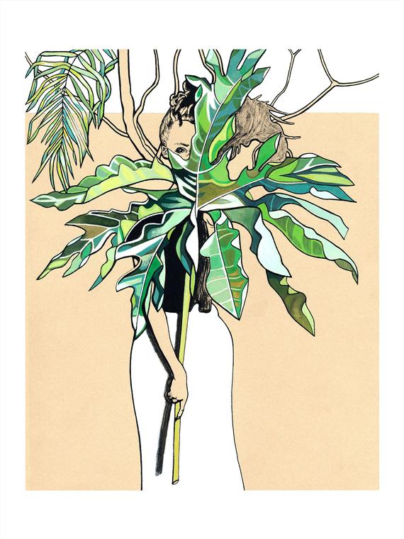 570x760 Leaf Peeper Gold Gold Leaf Hand Embellished Etsy