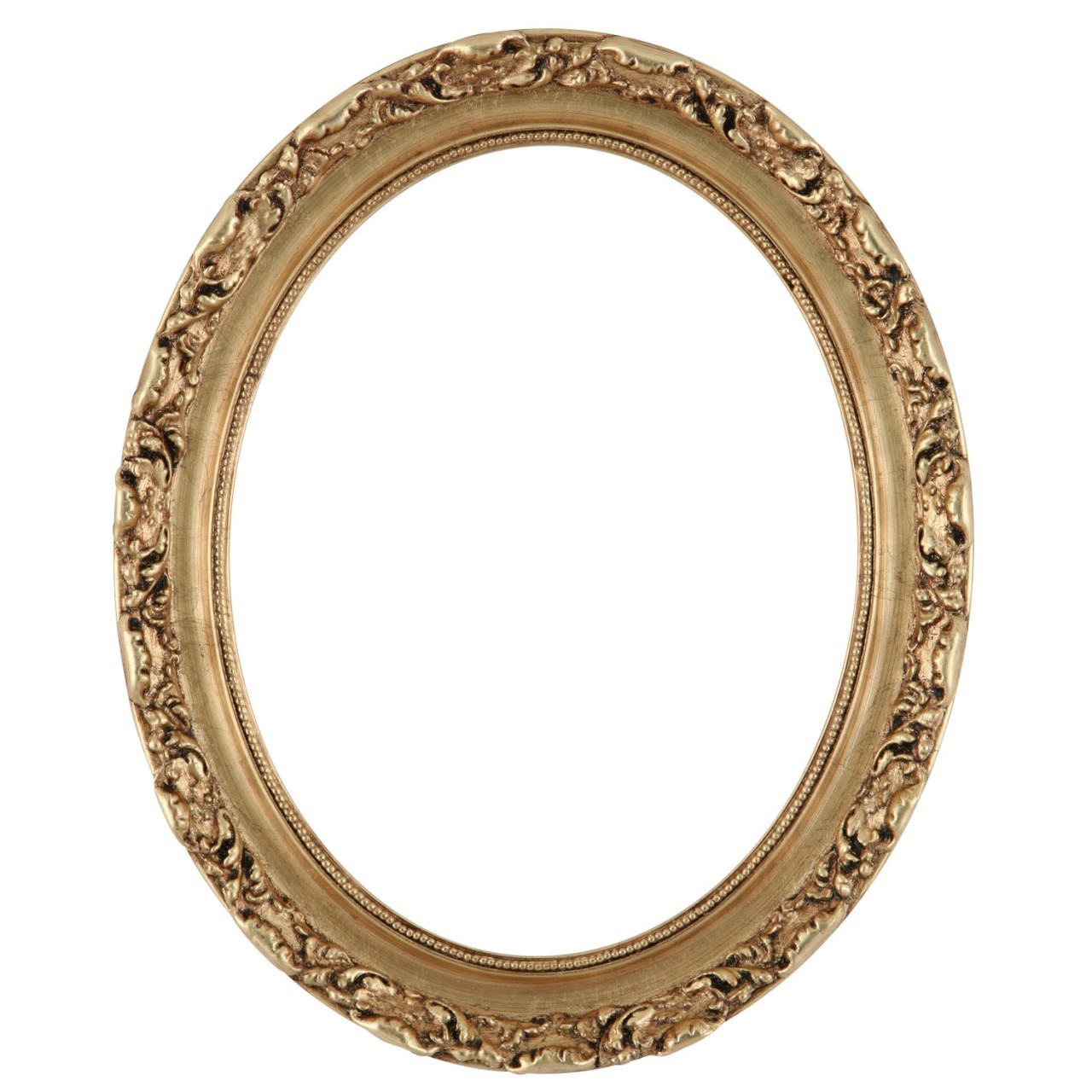 1280x1280 Oval Frame Series Gold Leaf
