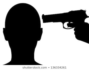 352x280 Huge Collection Of 'gun To Head Drawing' Download More Than