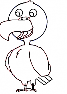 215x302 Draw A Golden Eagle, Step