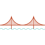 190x190 Bridge Logo Ideas Design San Francisco Golden Gate Bridge Logo