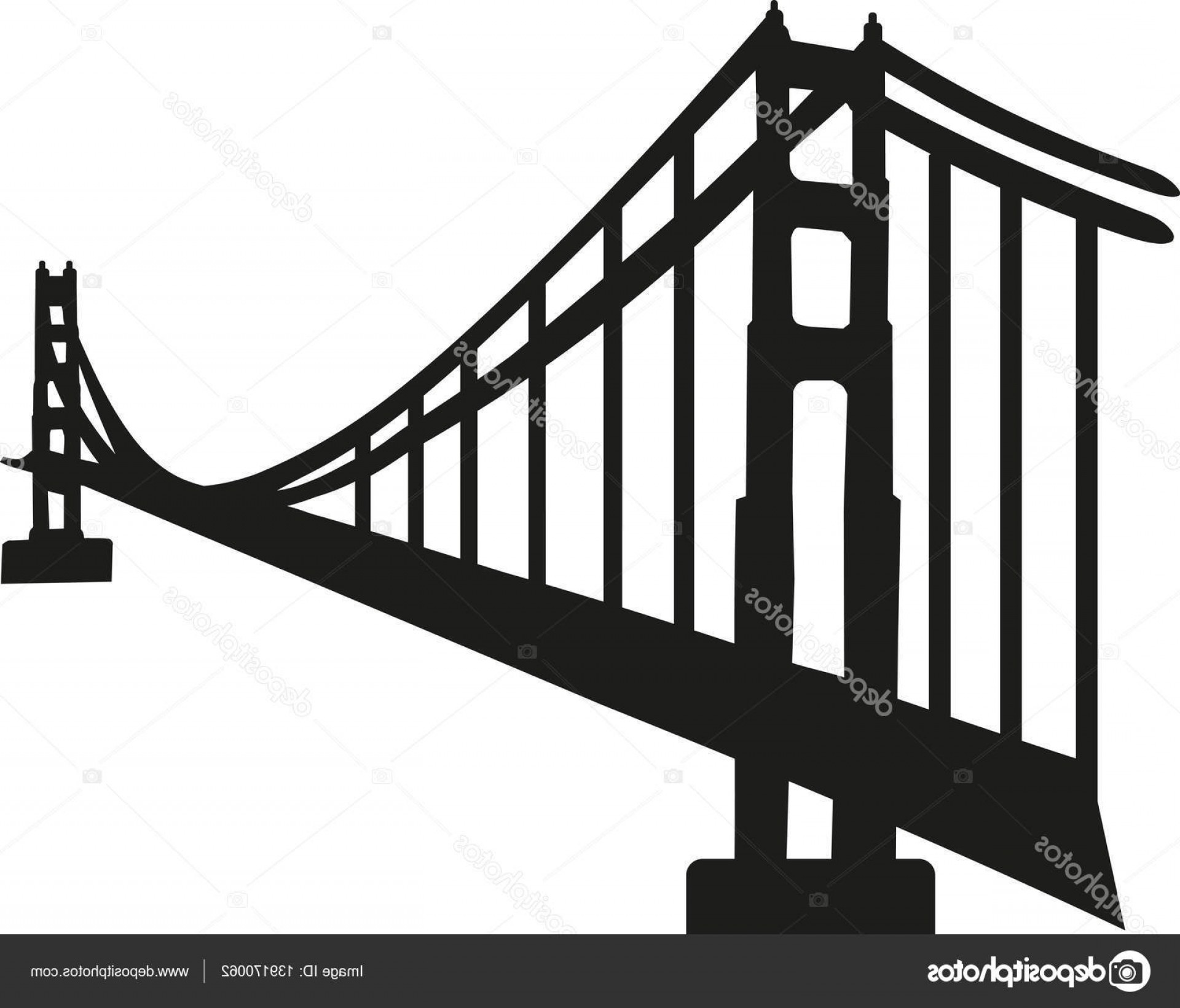 1920x1641 Huge Collection Of 'golden Gate Bridge Silhouette Vector