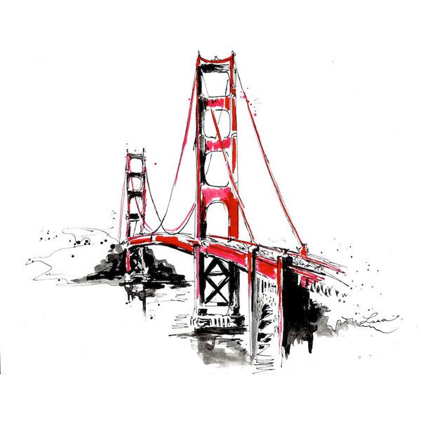 600x600 San Francisco Golden Gate Bridge Travel Print From Original