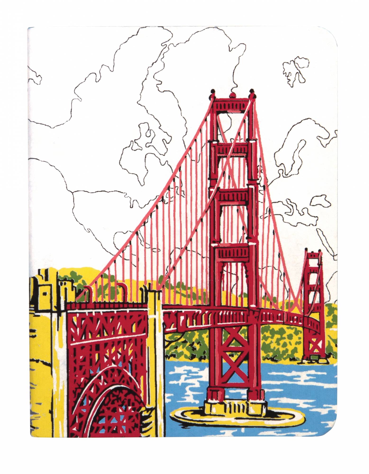 1557x2000 San Francisco Golden Gate Handmade Journal Abrams