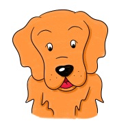 190x190 Golden Retriever Dog Drawing Cute Gift Idea Iphone Case