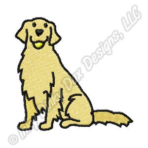 300x300 Cartoon Drawing Of A Golden Retriever