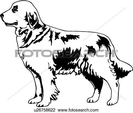450x383 Golden Retriever Clipart