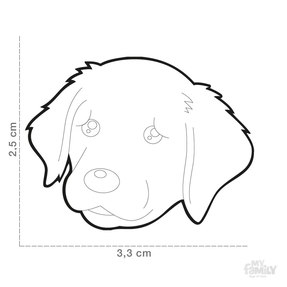 Golden Retriever Line Drawing | Free download on ClipArtMag