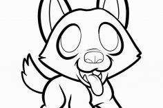 236x157 Cute Puppy Pencil Drawing Easy Cartoon Beagle Labrador Pet I