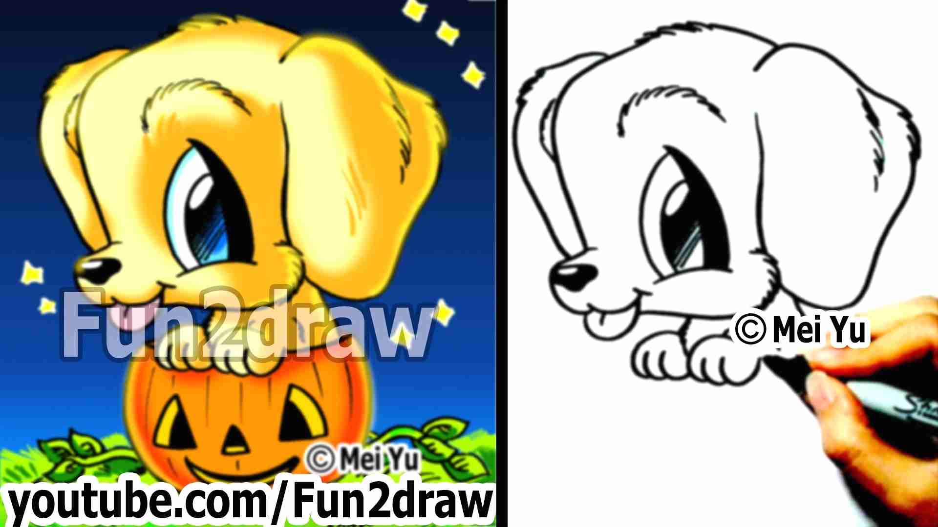 1920x1080 Coloring Pages Draw A Golden Retriever Labrador Dog Drawing