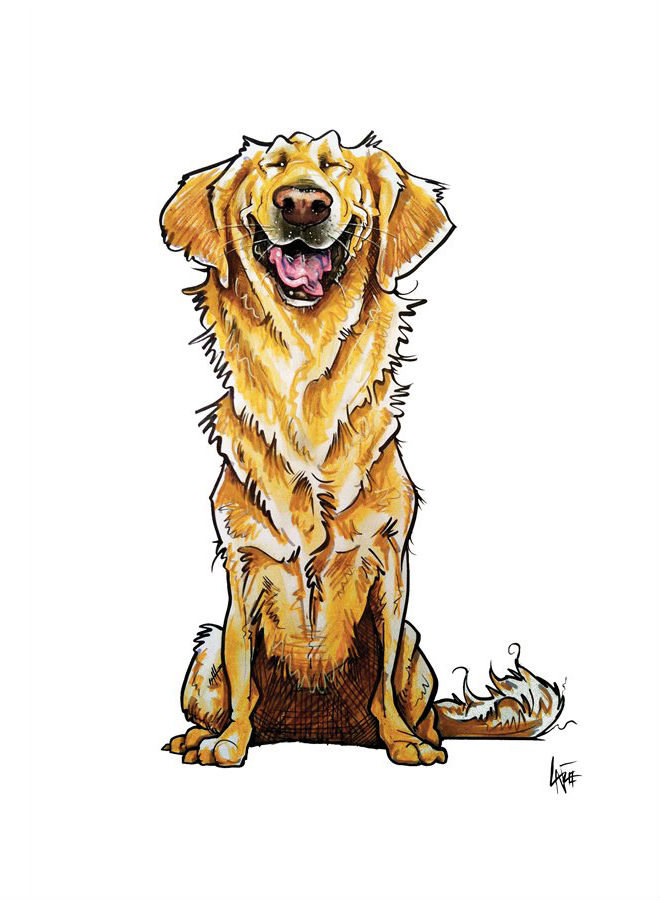 660x900 Golden Retriever Clipart Group Puppy