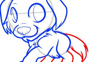 300x210 Golden Retriever Drawing Easy Ways To Draw A Puppy