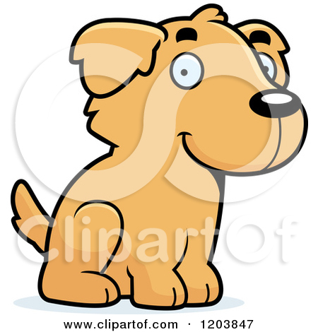 450x470 Golden Retriever Puppy Clipart